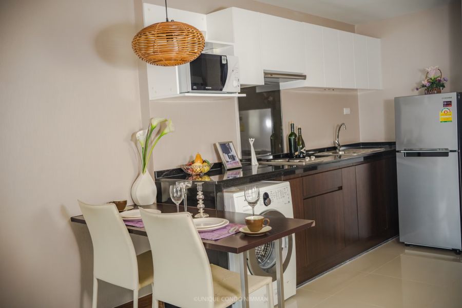 - ขายคอนโด ในโครงการ The Unique Condo @ Nimman ห้องตกแต่งพร้อมเข้าอยู่