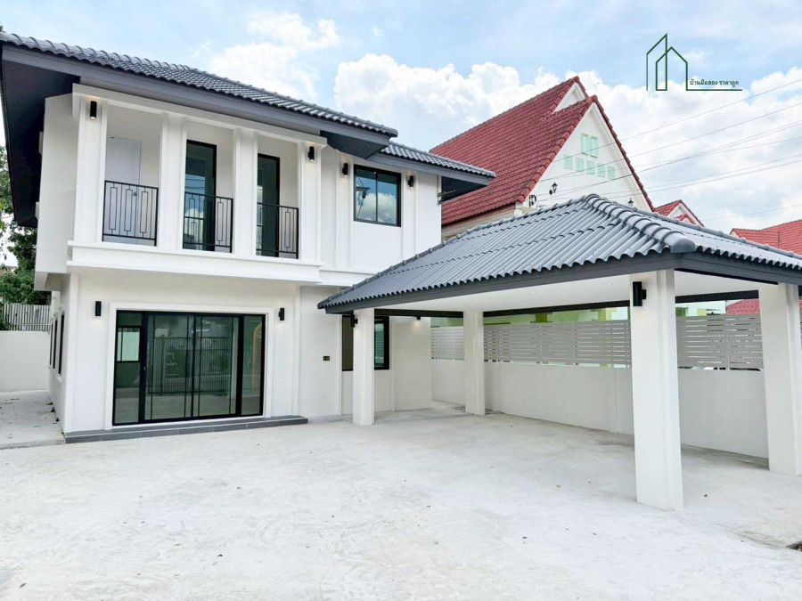 - บ้านเดี่ยว 2 ชั้น ขนาด 58 วา หมู่บ้านกรุงทอง 4 ซอยนวมินทร์ 111 รามอินทรา