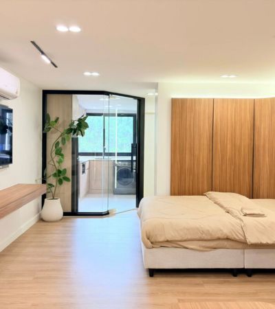- ศรีธนาคอนโด 2 ห้องใหม่พร้อม กั้นห้องครัว ตกแต่งสวยตรงปก เฟอร์นิเจอร์ครบพร้อมเข้าอยู่