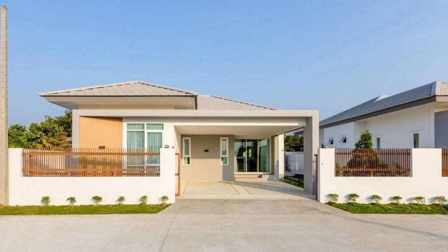 - บ้าน 3 ห้องนอน สไตล์มินิมอล-โมเดิร์น (Minimal-Modern) ท่ารั้ว เชียงใหม่