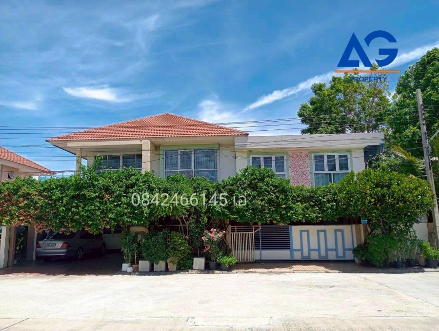 - บ้านเดี่ยว2ชั้น หมู่บ้านชวนชมพาร์ค2 บางกรวย-ไทรน้อย ขนาด 77.5 ตรว. ราคาดี