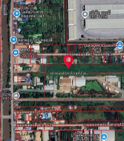 - ขายที่ดิน 9-3-8.5 ไร่ ซอยคลองสี่ตะวันออก43 คลองหลวง ปทุมธานี