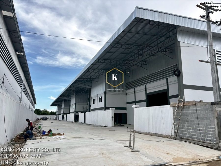 - ให้เช่าโรงงาน สวนหลวง กระทุ่มแบน สมุทรสาคร พร้อมหม้อแปลงส่วนตัว 250 kVA ทุกหลัง!