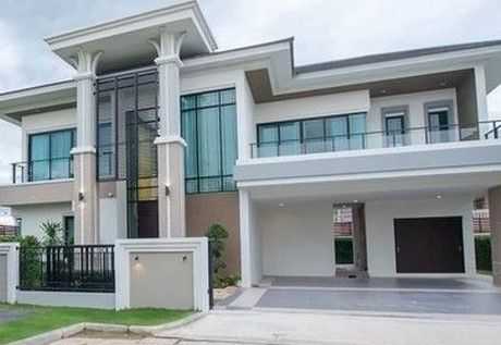 - ให้เช่าบ้านเดี่ยวหลังใหญ่ 126 ตรว. นื้อที่ใช้สอย 458 ตรม. บ้านหน้าสวน หันหน้าทิศเหนือ บางบอน 3 - กาญจนาภิเษก