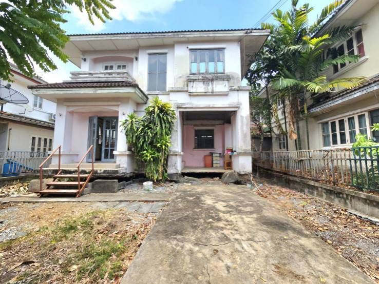 - บ้านเดี่ยว 2 ชั้น หลังใหญ่ หมู่บ้านชัยพฤกษ์ ทำเลพระราม 2 - บางขุนเทียน