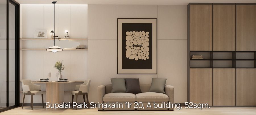 - ปล่อยเช่าคอนโด Supalai Park Srinakalin Condo BTS ศรีอุดม