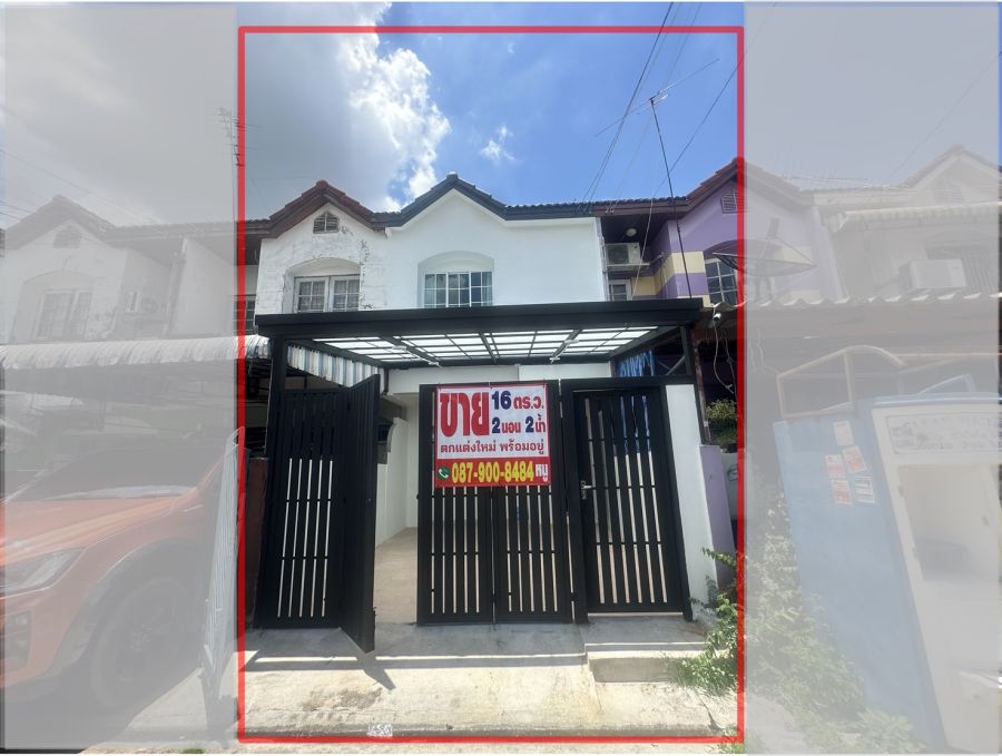 - ขายทาวน์เฮ้าส์ 2 ชั้น รีโนเวทใหม่ทั้งหลัง สไตล์ Modern Minimalist พร้อมอยู่