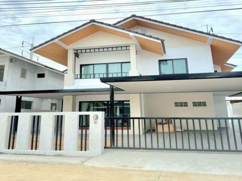 - ขายบ้านใหม่มือ 1 ตะเคียนเตี้ย บ้านสมถวิล 2 บางละมุง ใกล้สุขุมวิท TP-H2296