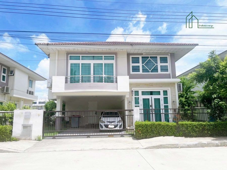 - บ้านเดียว 2 ชั้น หมู่บ้าน ศุภาลัย บางนา-วงแหวน หน้าบ้านไม่ชนใคร