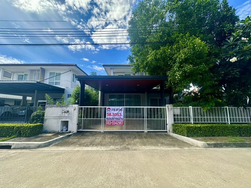 - ขายบ้านเดี่ยว สุขาภิบาล5-สายไหม หมู่บ้านมัณฑนา เลค วัชรพล ซ.สายไหม56 พื้นที่ 58.3 ตรว. ราคา 6.55 ล้าน สภาพสวย พร้อมเฟอร์ฯ Built-in