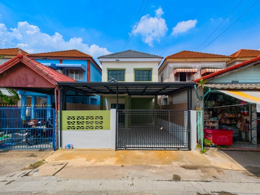 - ขายบ้านเดี่ยว 2 ชั้น อมรทรัพย์ เลียบวารี 25 ขนาด 24.3 ตรว. 4 นอน 2 น้ำ รีโนเวทใหม่พร้อมอยู่