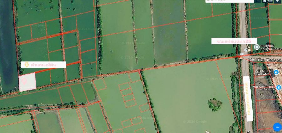 - ขายที่ดินเปล่า 407ตร.ว. ท่าข้าม บางขุนเทียน กรุงเทพฯ