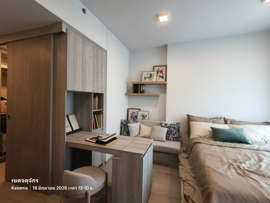 - Cobe Kaset-Sripathum เช่า Studio พร้อมเข้าอยู่ สิ่งอำนวยความสะดวกครบครัน