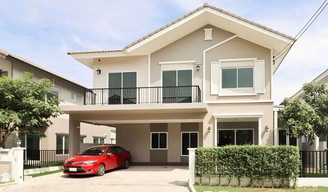 - ให้เช่าบ้านเดี่ยว2ชั้น 60ตรว. โครงการติดถนนใหญ่ พระราม5-ราชพฤกษ์ ใกล้รรนานาชาติRIS