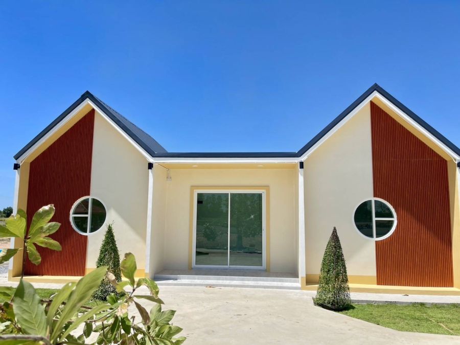 - บ้านสวนพร้อมที่ดิน 3 ไร่ สุพรรณบุรี มีสระว่ายน้ำ บ้านริมน้ำ