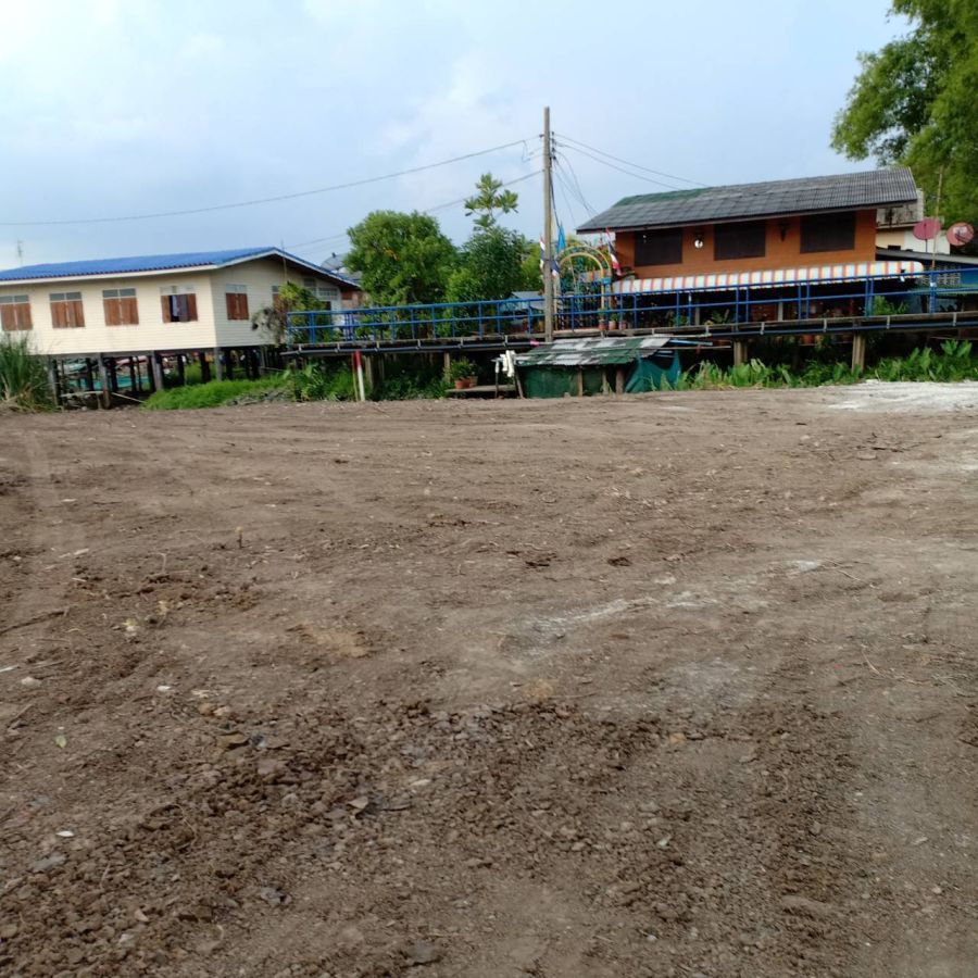 - ขายถูกที่ดินเปล่า ซอยร่วมพัฒนา 4 ท่าอิฐ ปากเกร็ด นนทบุรีพื้นที่ 1-1-38.4 ไร่