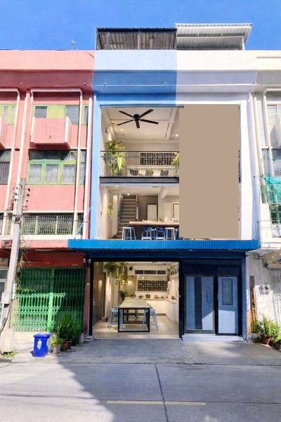 - ใกล้ BTS เสนา 380 ม.เมเจอร์ รัชโยธิน 705 ม. อาคารพาณิชย์ 4 ชั้น AIRBNB ใกล้ BTS เสนา 380 ม.