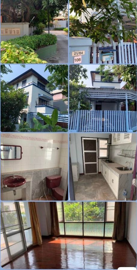- ขาย/ให้เช่า บ้านเดี่ยว 3 ชั้น 53 ตร.ว. หมู่บ้านพิมาน เฉลิมพระเกียรติ ร.9 ซอย 28 ใกล้สวนหลวง ร.9