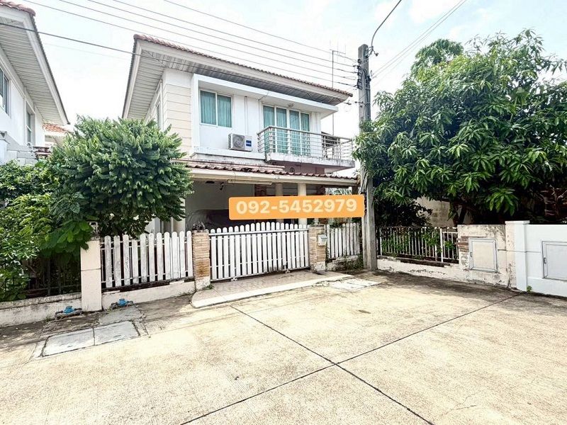 - ขาย บ้านแฝด หลังริม หมู่บ้านเดอะวิลล่า รัตนาธิเบศร์