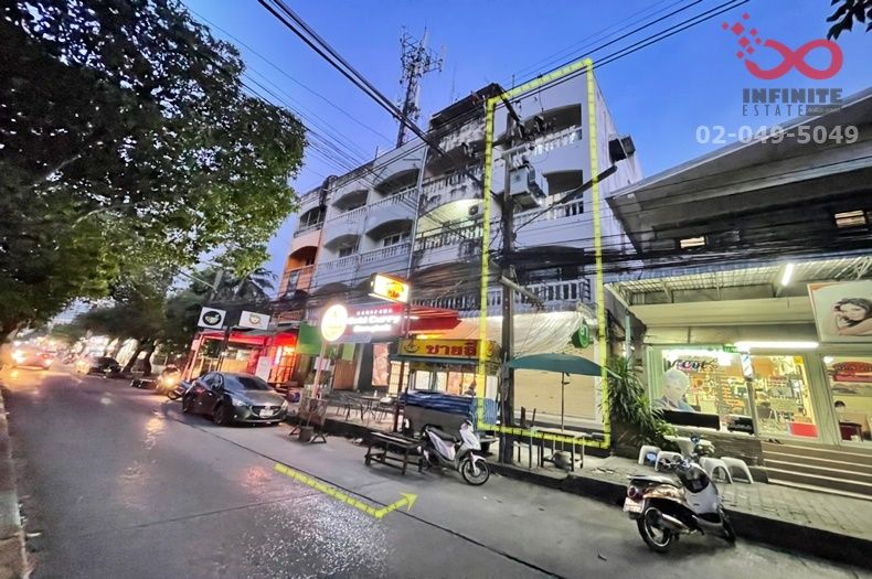 - ขายอาคารพาณิชย์ 4 ชั้น 16 ตรว. ตรงข้ามมหาวิทยาลัยรังสิต ม.เมืองเอก ปทุมธานี น่าลงทุน