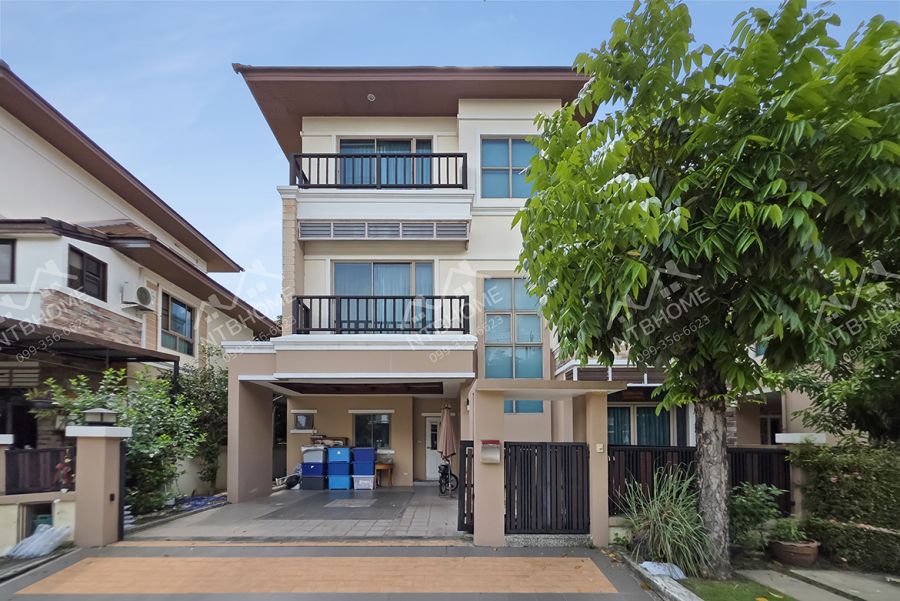 - บ้านเดี่ยว 3 ชั้น นนทรี รีเจ้นท์ ราชพฤกษ์ ทำเลดี ถนนเมนโครงการ ติดถนนใหญ่ราชพฤกษ์