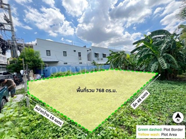 - ที่ดินเปล่า 191 ตารางวา ซอยจรัญสนิทวงศ์ 6 แขวงวัดท่าพระ เขตบางกอกใหญ่ กรุงเทพฯ 10600