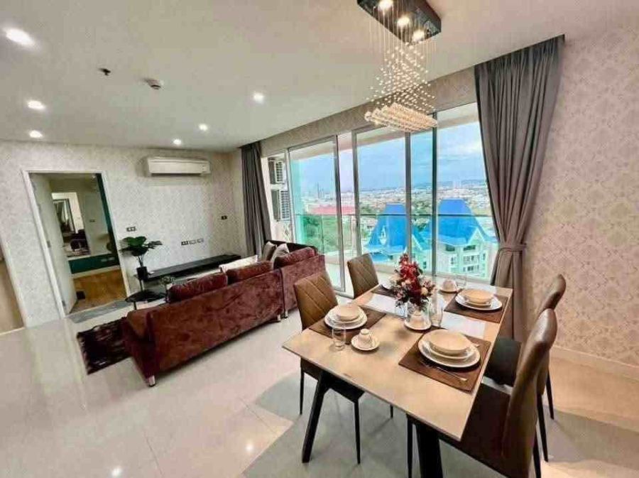- Grande Caribbean Condo Pattaya 2 ห้องนอน ให้เช่า เฟอร์นิเจอร์ครบ