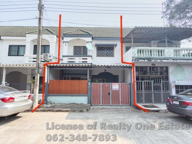 - ขายทาวน์เฮ้าส์ สายไหม 81 หมู่บ้านอภินคร 20.5 ตร.ว. ติดถนนเมน