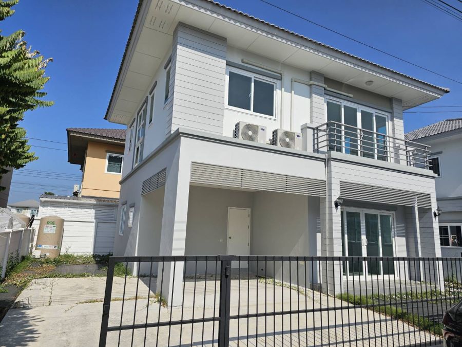 - ขายบ้านเดี่ยว 2 ชั้น ม.คุณาลัย พรีม บางบัวทอง ทำเลดี เดินทางสะดวก ใกล้ รร.สารสาสน์วิเทศไทรน้อย