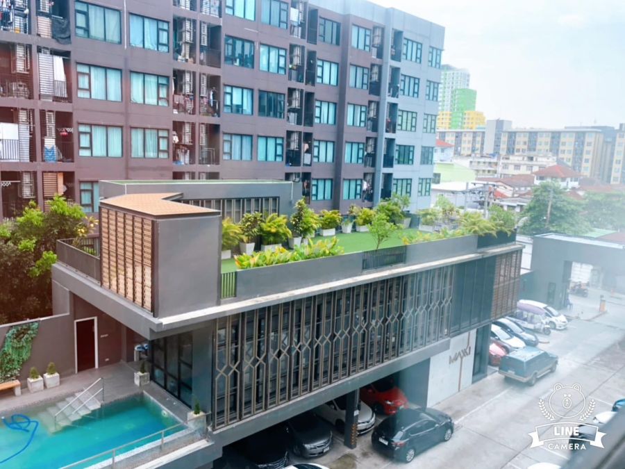- ขาย/ปล่อยเช่า MAXXI CONDO ม.เกษตร วิวสระว่ายน้ำและสวน ใกล้BTSเสนานิคม (พหลโยธิน 34)