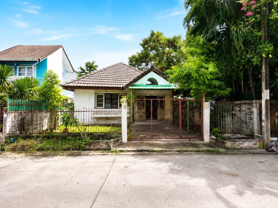 - บ้านเดี่ยวชั้นเดี่ยว 50 ตร.วา ทำเลร่มเกล้า หมู่บ้านร่มสุข วิลเลจ 4 ลาดกระบัง