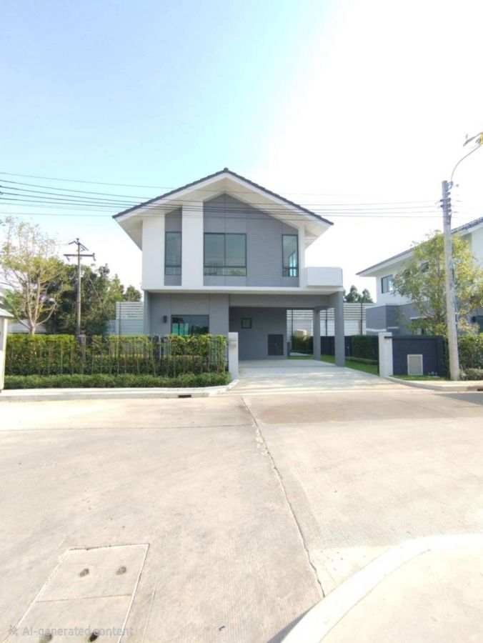 - ขายบ้านเดี่ยว 2 ชั้น โครงการหมู่บ้านเพอร์เฟคพาร์ค สุวรรณภูมิ 5 เฟส 5 เขตมีนบุรี