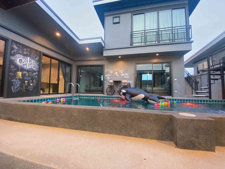 - ขายบ้านพูลวิลล่า โครงการ Cayla @ Loft HuaHin Pool Villa. ทำเลดี อำเภอหัวหิน ประจวบคีรีขันธ์