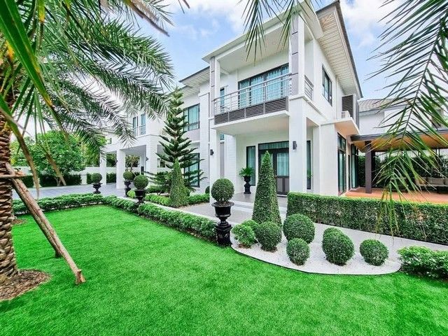 - ห้เช่าบ้านเดี่ยว 210 ตรว. 585 ตรม. 5 ห้องนอน 5 ห้องน้ำ ห้องแม่บ้าน 1 ห้อง ตกแต่งสวยหรูพร้อมเข้าอยู่