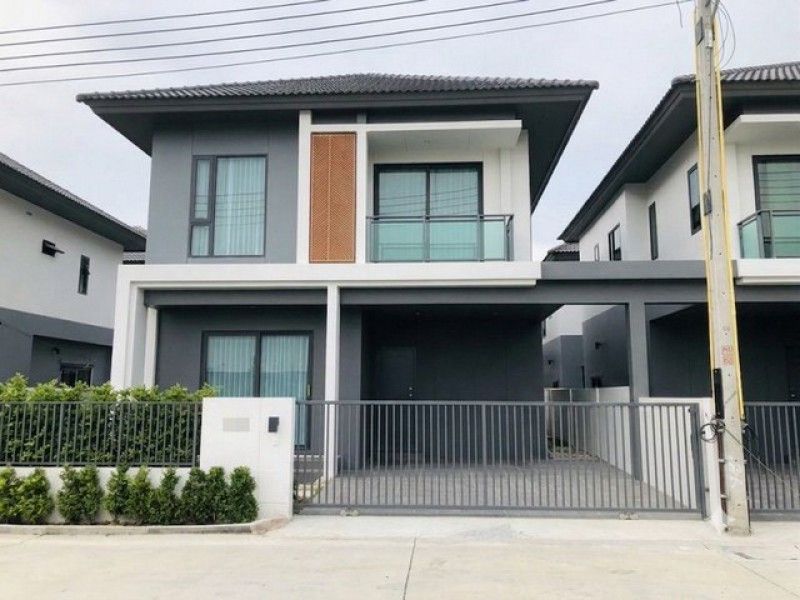 - ให้เช่าบ้านแฝด ตะเคียนเตี้ย บางละมุง มบ.ภัททาดีไฟน์ ใกล้พัทยา TP-H2356