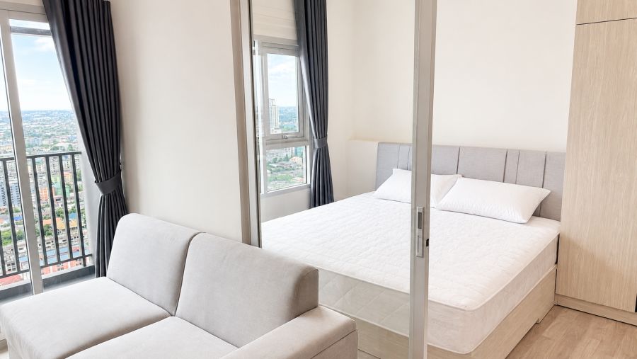 - ให้เช่า Niche Mono Ramkhamhaeng 1 ห้องนอน 28 ตร.ม 15,500 เฟอร์นิเจอร์ครบ RentNex By SENA