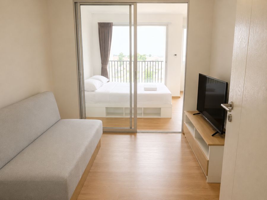 - คอนโดให้เช่า Sena Eco Town Rangsit Station 1 ห้องนอน 26 ตรม. 8,000 บาท/เดือน RentNex By SENA