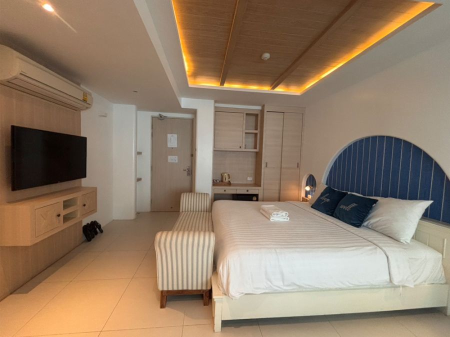 - Costa Village Bangsaray ใกล้หาดบางเสร่ 34 ตารางเมตร 1 ห้องนอน ชั้น2 ตกแต่งครบ