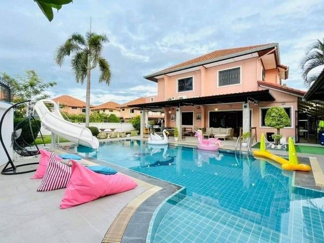 - ขายบ้านพลูวิลล่า ตกแต่งพร้อมเฟอร์ ใกล้หาดจอมเทียน พัทยา FP-H02270