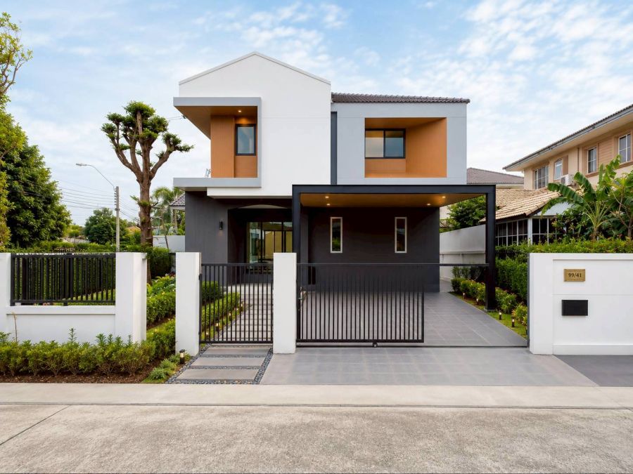 - ขายบ้านรีโนเวทใหม่ Hybrid Home โครงการ ชัยพฤกษ์ บางบัวทอง (Chaiyapruek Bangbuathong) หลังมุม จากแบรนด์ LH เนื้อที่ 117.6 ตร.ว.