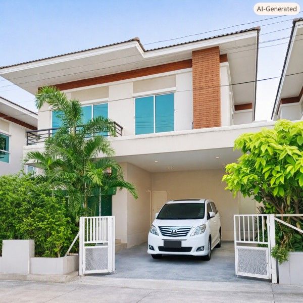 - สะพานใหม่ เซียร์รังสิต BTSคูคต 2.19กม. ลำลูกกาคลอง2 บ้านเดี่ยว2ชั้น 200 ตร.ม. 49 ตร.ว. 3นอน 3น้ำ
