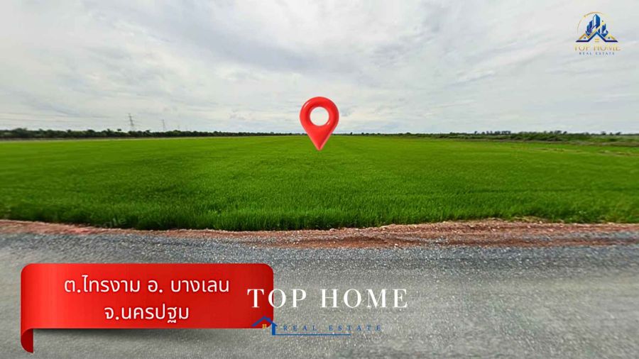 - ขายด่วน! ที่ดินแปลงใหญ่ 30 ไร่ บางเลน ติดถนนลาดยาง ทำเลศักยภาพ เหมาะลงทุน