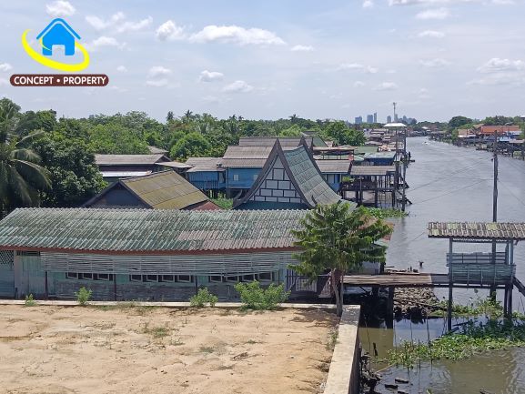 - ขายที่ดินติดคลองอ้อมนนท์ 309 ตารางวา ห่างถนนราชพฤกษ์แค่ 40 เมตร ตำบลบางกร่าง อำเภอเมืองนนทบุรี นนทบุรี
