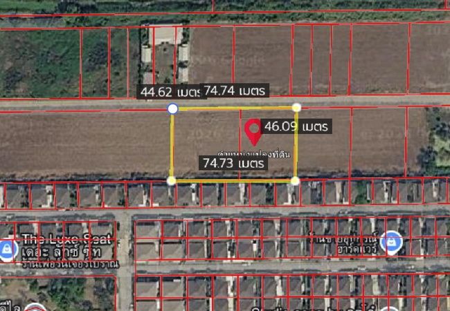 - ขายที่ดิน 880.8 ตร.ว. ซอยสาลี่อินจัน ถนนลำลูกกา ตำบลลาดสวาย อำเภอลำลูกกา ปทุมธานี