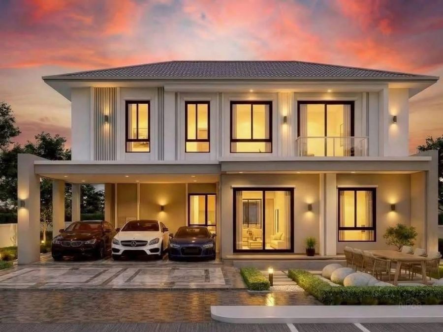 - บ้านหรูสไตล์โมเดิร์นทำเลทองหางดงตอบโจทย์การอยู่อาศัย