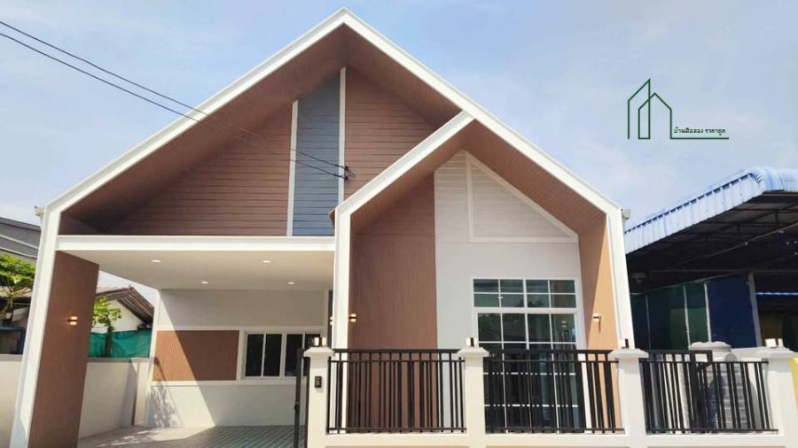 - บ้านเดี่ยวสไตล์นอดิก หมู่บ้านบัวขาว มีนบุรี
