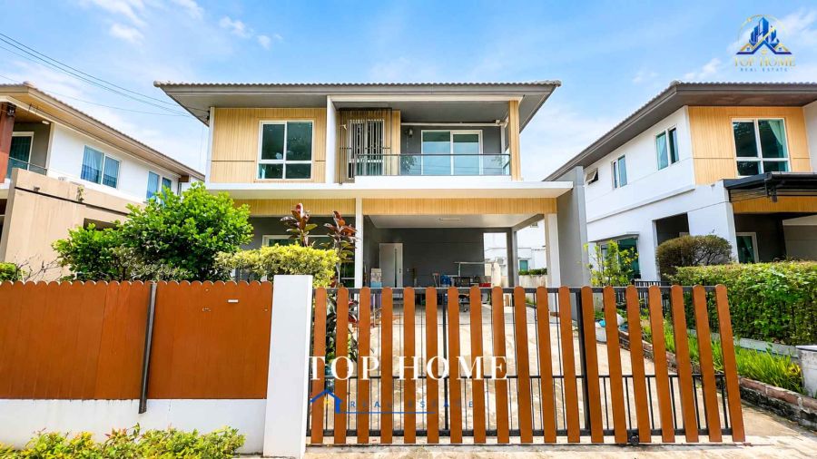 - ขายด่วน! บ้านเดี่ยว 2 ชั้น หมู่บ้านพฤกษ์ลดา สุวรรณภูมิ