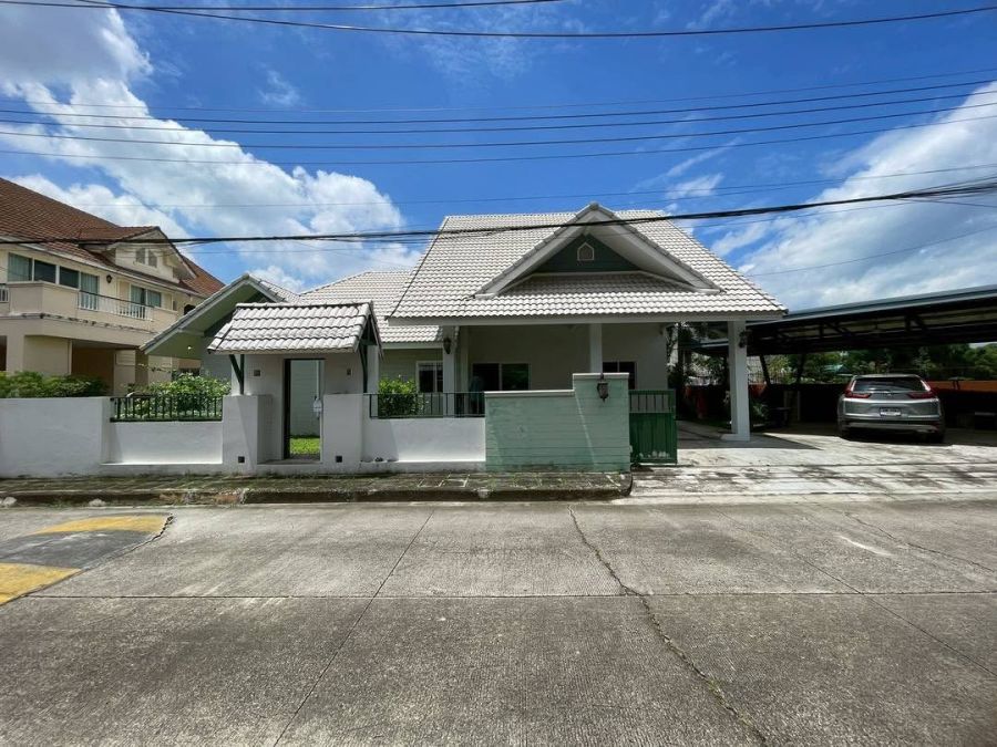 - ขายบ้านเดี่ยวสไตล์รีสอร์ท หางดง เชียงใหม่ (ใกล้พืชสวนโลก)