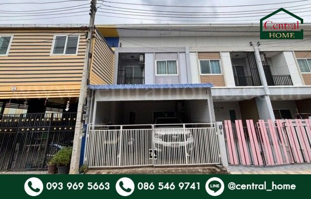 - ทาวน์โฮม หมู่บ้านตรีพฤกษ์ เลียบคลองประปานครปฐม ราคาถูก