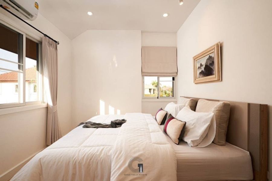 - ปล่อยเช่าบ้านเดี่ยว 2 ชั้น สไตล์ Modern Contemporary ทำเลทองย่านโรงเรียนนานาชาติเชียงใหม่